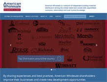 Tablet Screenshot of americanwholesale.com